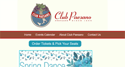 Desktop Screenshot of clubpaesano.org